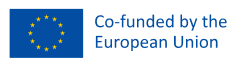 Mask group(8) European Union emblem with text “Co-funded by the European Union”